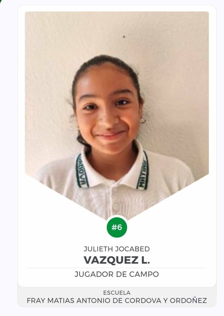 #EnterateColeto 
¡Hoy es un día de triunfo para nuestras guerreras de Chiapas!

 Las jugadoras de la Primaria Fray Matías de Córdova, de Comitán de Domínguez, avanzan con fuerza a los cuartos de final tras una victoria 2-1 contra su rival de Yucatán